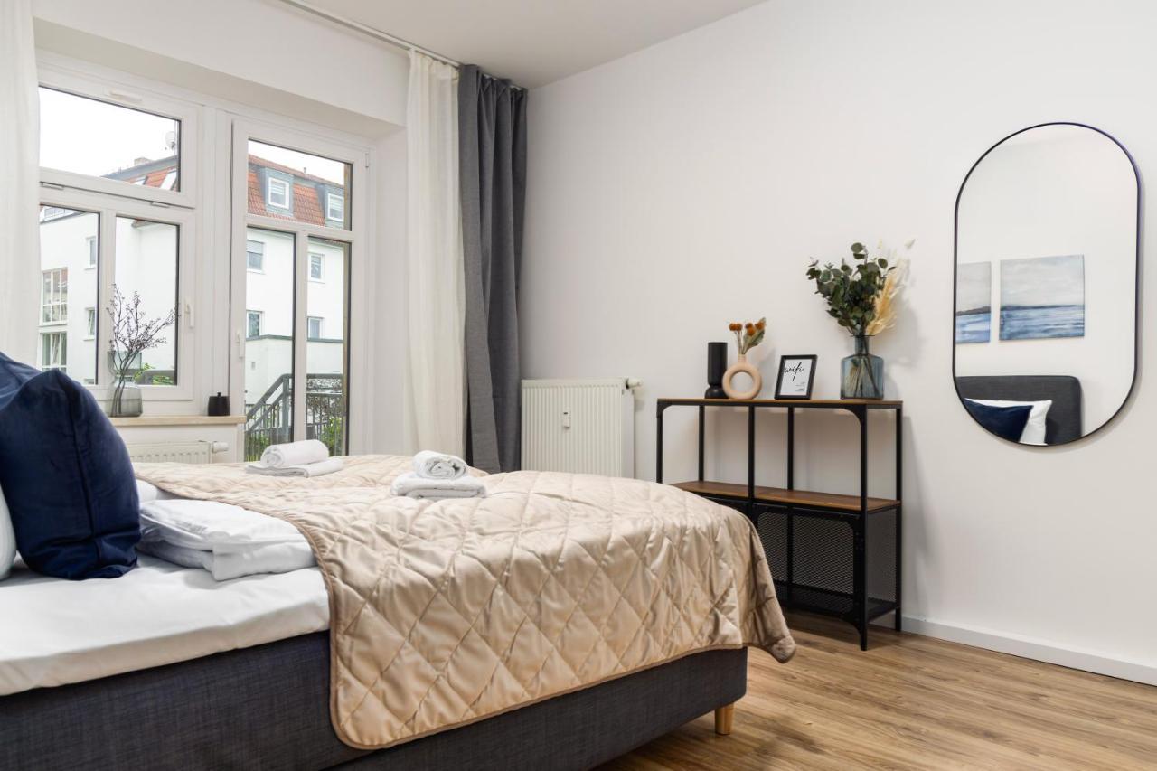 Design 2R Apartment Dresden Neustadt - Garten - Elbnahe - Airport Ngoại thất bức ảnh